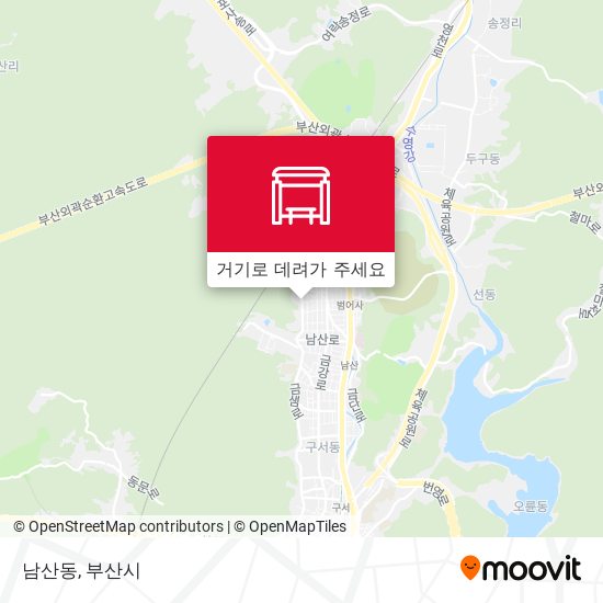 남산동 지도