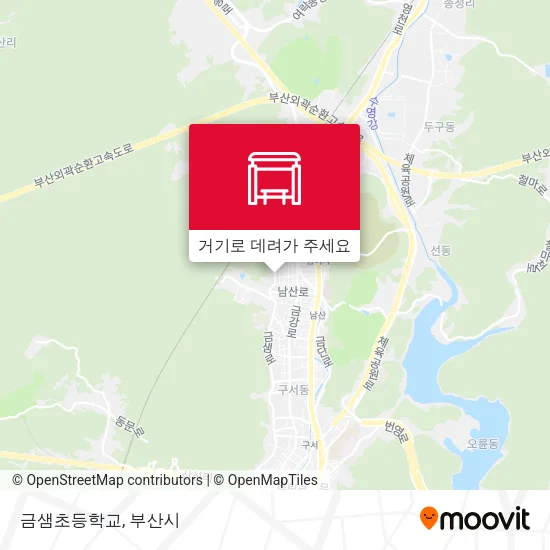 금샘초등학교 지도