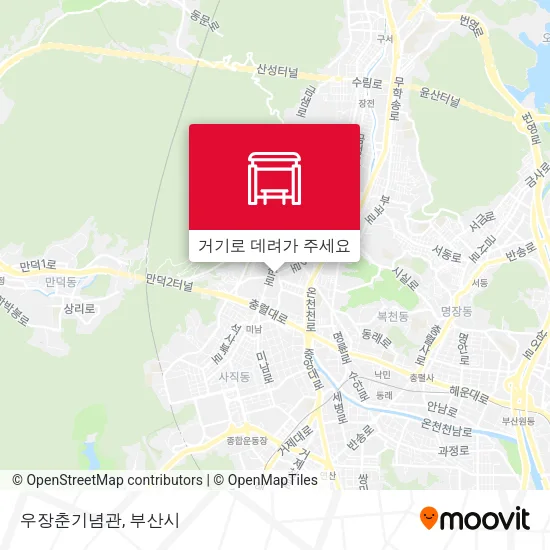 우장춘기념관 지도