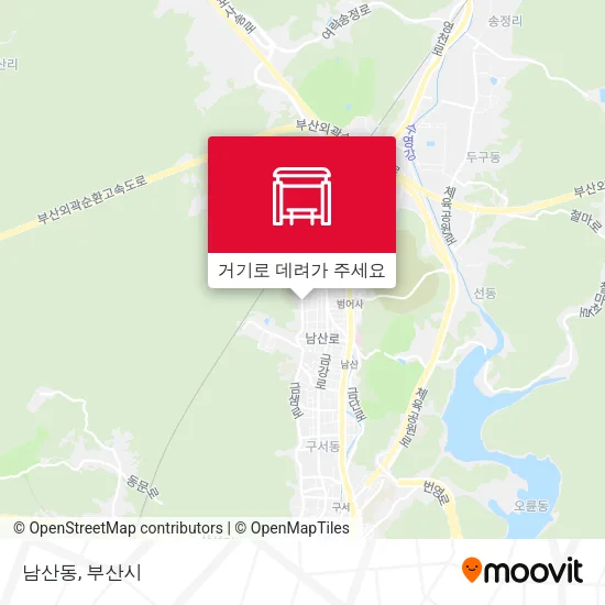 남산동 지도