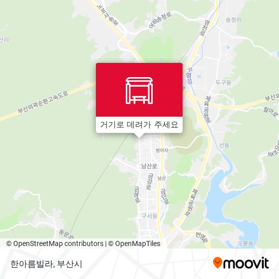 한아름빌라 지도