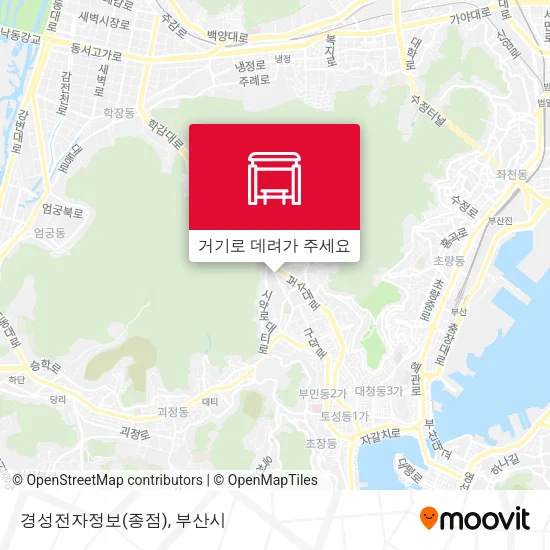 경성전자정보(종점) 지도