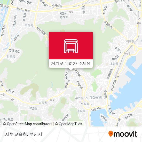 서부교육청 지도
