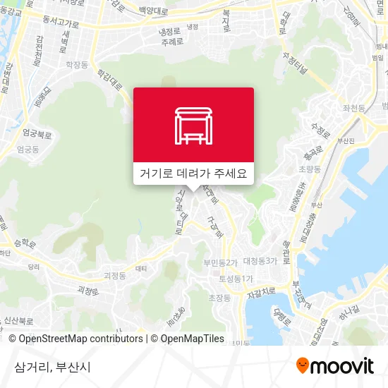 삼거리 지도
