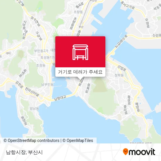 남항시장 지도