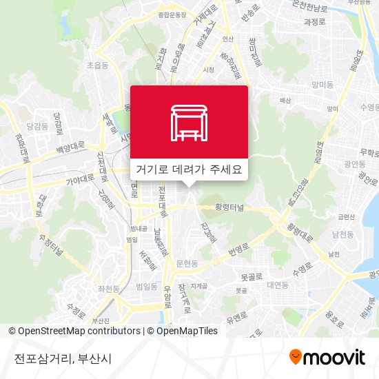 전포삼거리 지도