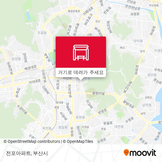 전포아파트 지도
