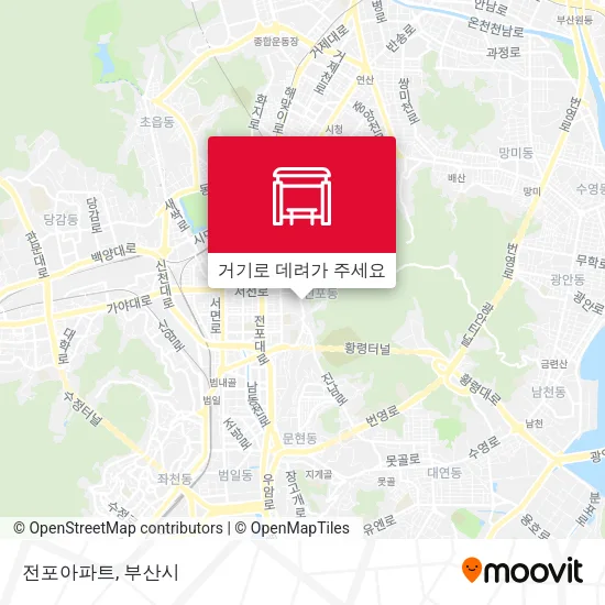 전포아파트 지도