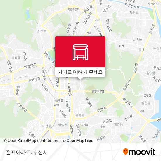 전포아파트 지도