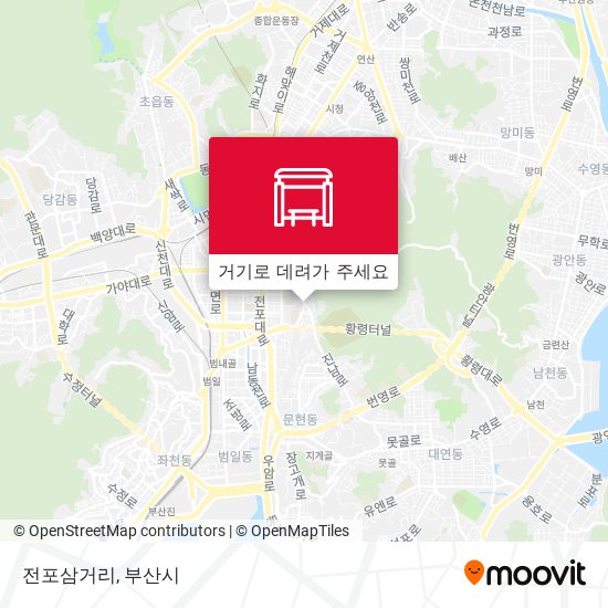 전포삼거리 지도