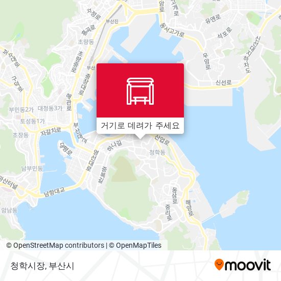 청학시장 지도