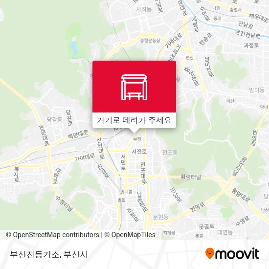 부산진등기소 지도