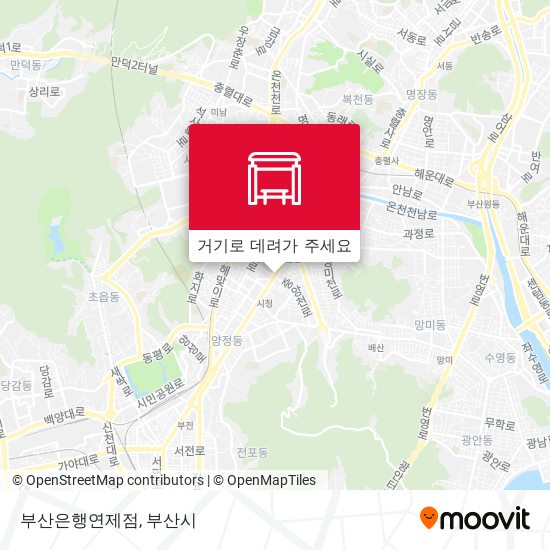 부산은행연제점 지도