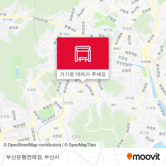 부산은행연제점 지도