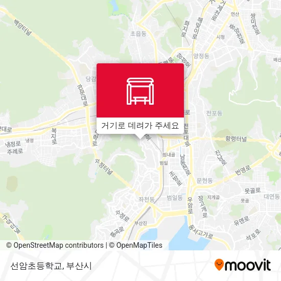 선암초등학교 지도