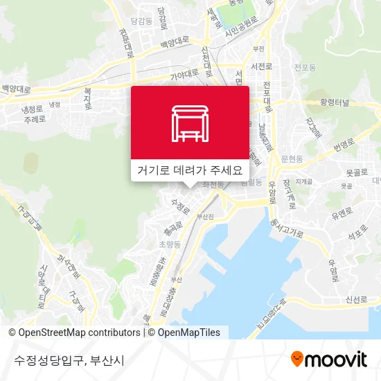 수정성당입구 지도
