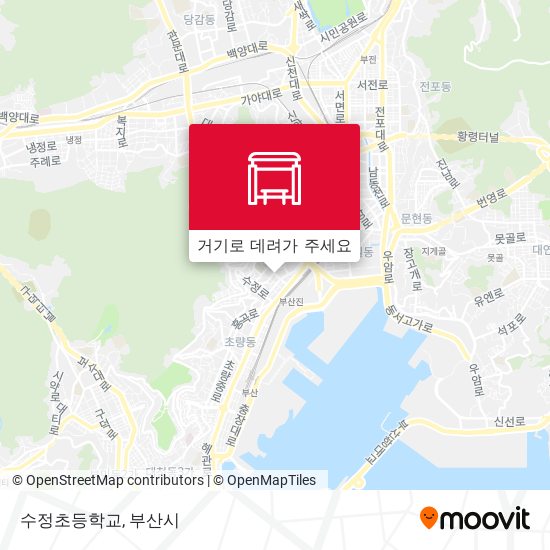 수정초등학교 지도