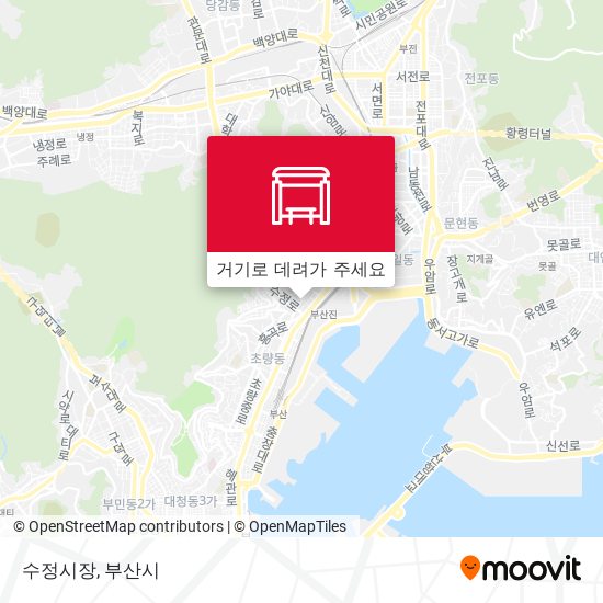 수정시장 지도