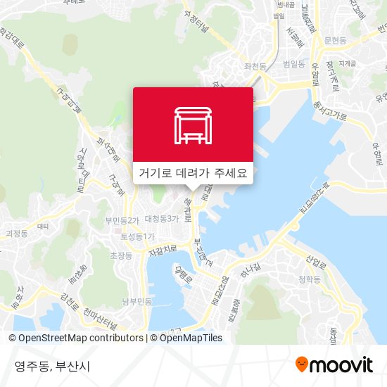 영주동 지도