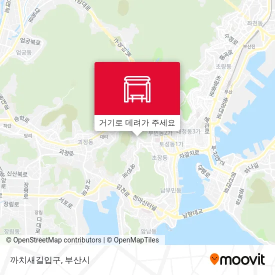 까치새길입구 지도