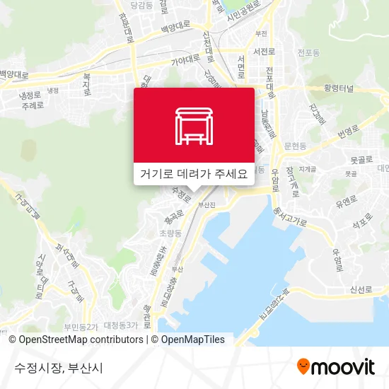 수정시장 지도