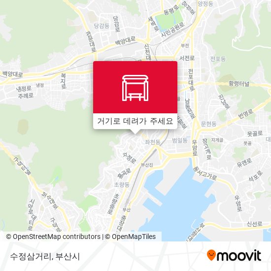 수정삼거리 지도