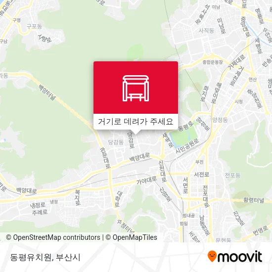 동평유치원 지도