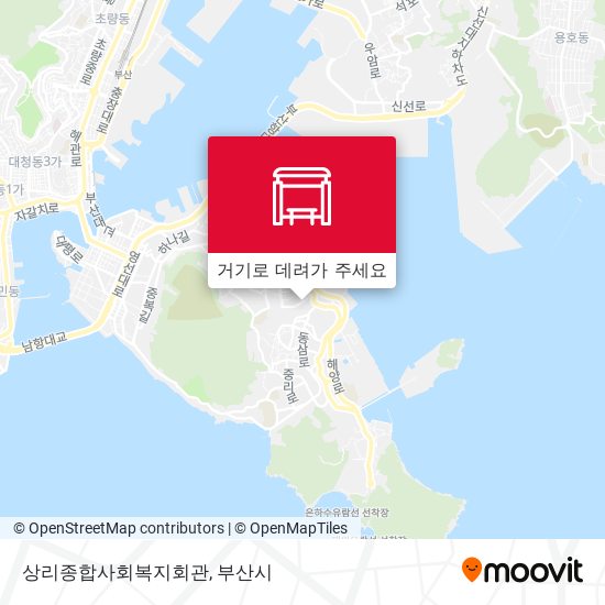 상리종합사회복지회관 지도