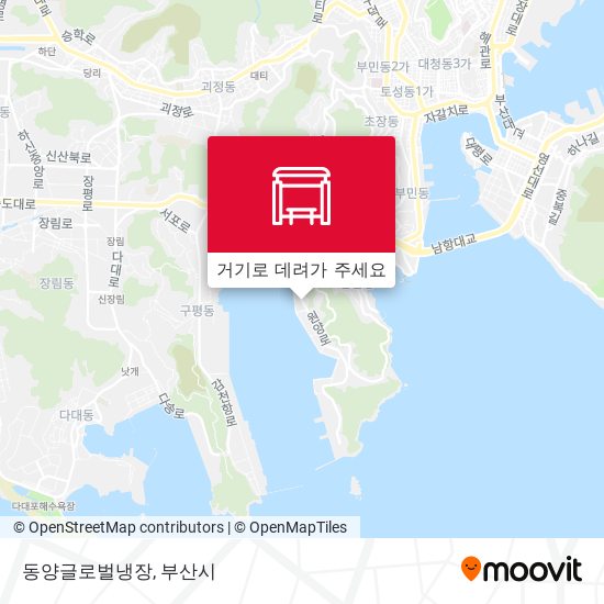 동양글로벌냉장 지도