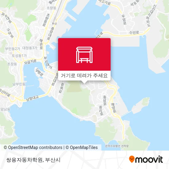 쌍용자동차학원 지도