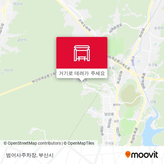 범어사주차장 지도