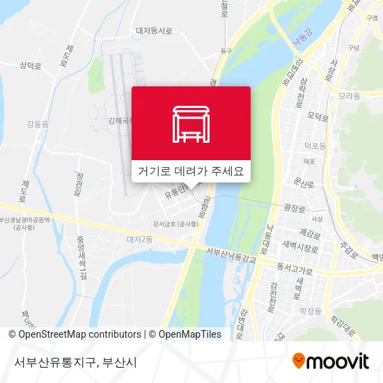 서부산유통지구 지도