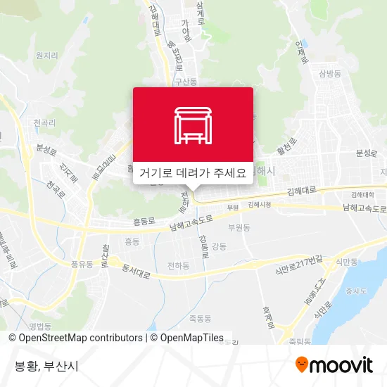 봉황 지도