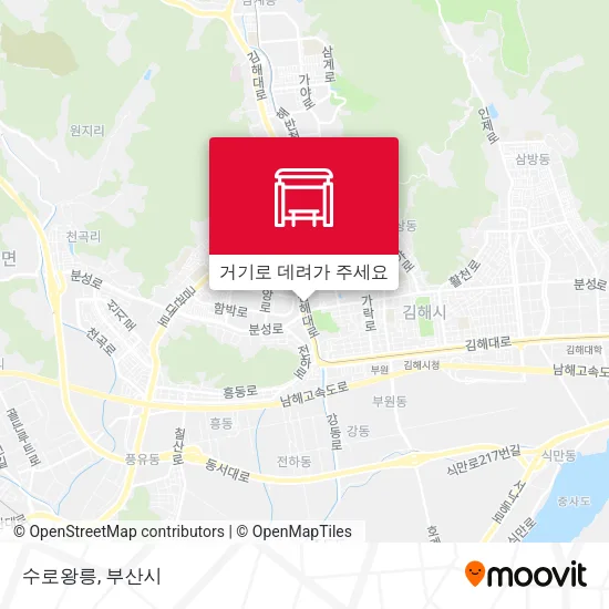 수로왕릉 지도