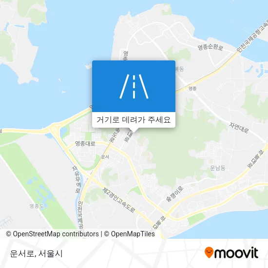 운서로 지도