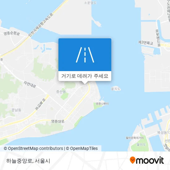 하늘중앙로 지도