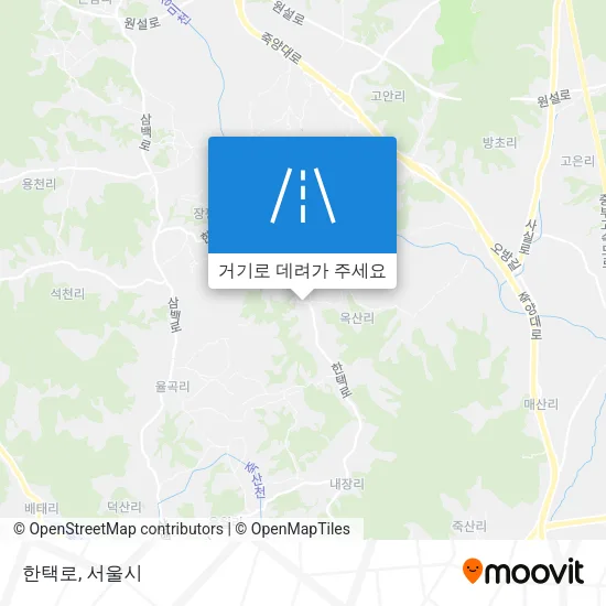 한택로 지도