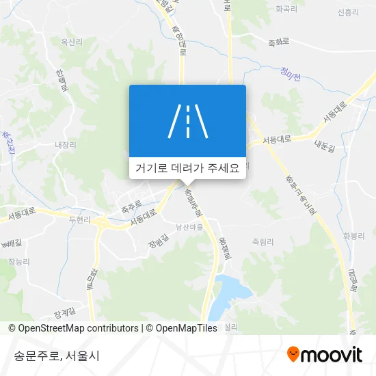 송문주로 지도