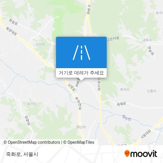 죽화로 지도