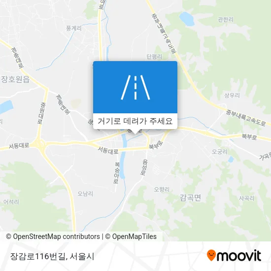 장감로116번길 지도