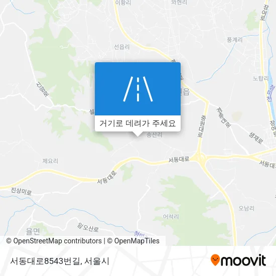 서동대로8543번길 지도
