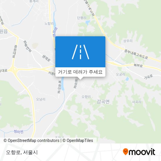 오향로 지도