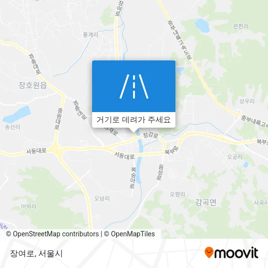 장여로 지도