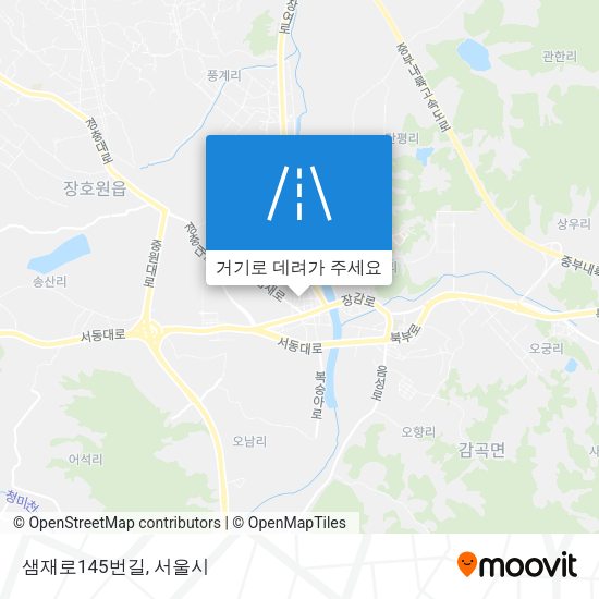 샘재로145번길 지도