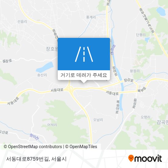 서동대로8759번길 지도