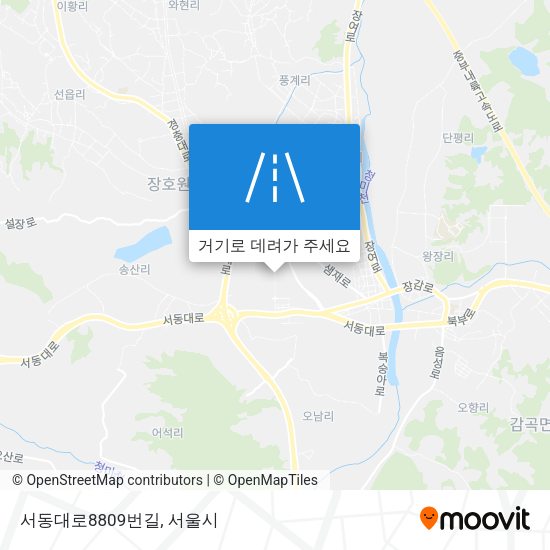 서동대로8809번길 지도