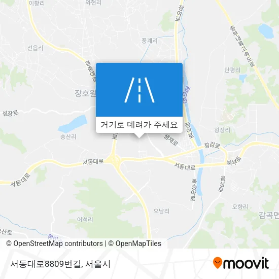 서동대로8809번길 지도