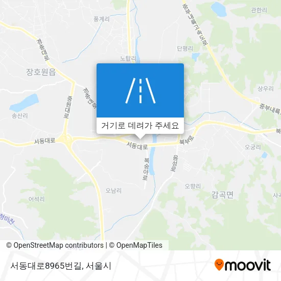 서동대로8965번길 지도