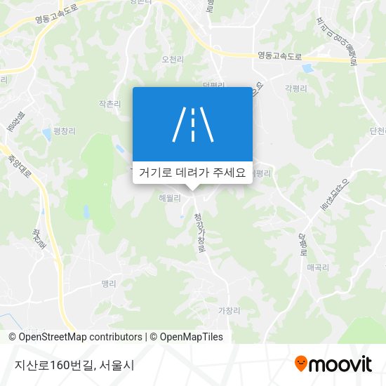 지산로160번길 지도
