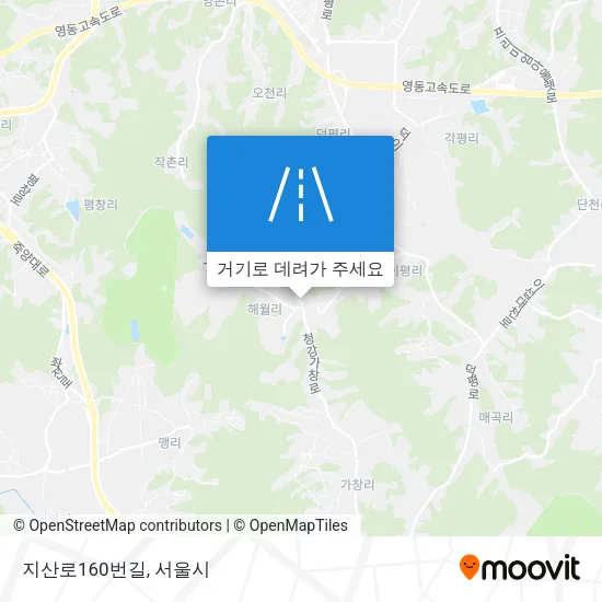 지산로160번길 지도